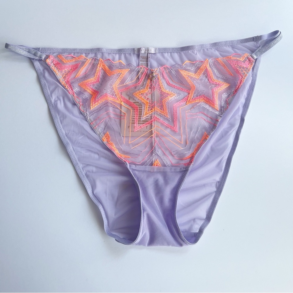 Savage x Fenty Purple Lace Bikini Panty